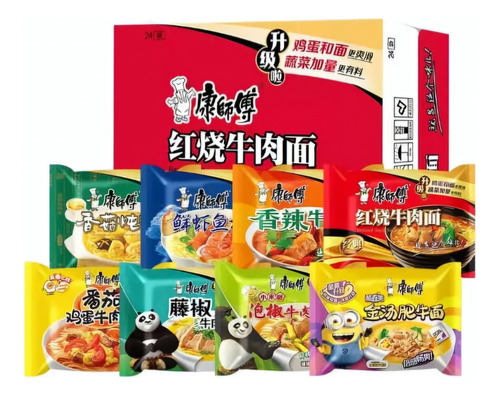 Caja 24unid. Fideos Ramen Master Kong+envío Gratis