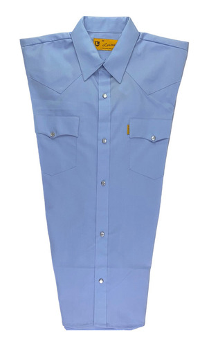 Camisa Vaquera M/ L Liso Lerma Caballero 075