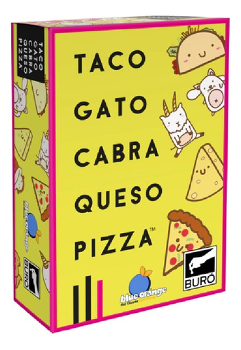 Juego De Mesa Cartas Taco Gato Cabra Queso Pizza Familiar C