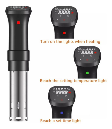 Circulador Imersion Coccion Sous Vide 1100 W Smart Wifi App