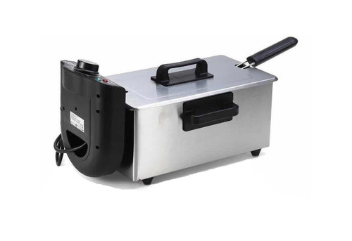 Imagen 3 de 3 de Freidora eléctrica Sokany HD3302 3.5L acero inoxidable 220V-240V