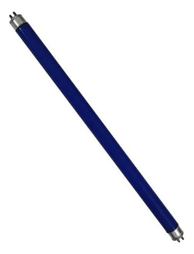 Lâmpada Fluorescente Tubular T5 8w G5 Colorida Azul 30cm