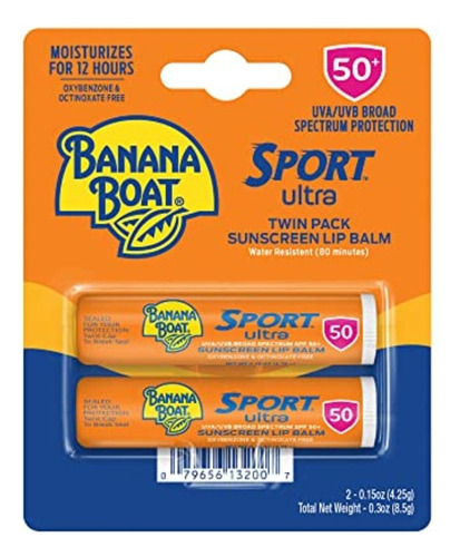 Bálsamo Labial Banana Boat Sport Ultra Protetor Solar Broad