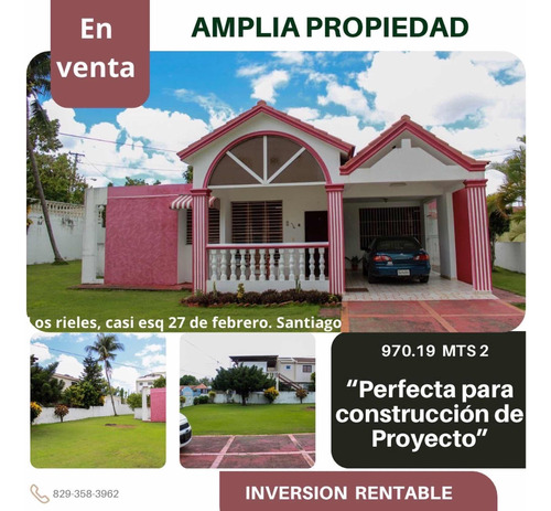 Amplia Propiedad-oportunidad De Inversión