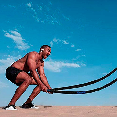 Imagen 5 de 5 de Cuerda De Batalla Battle Rope Crossfit