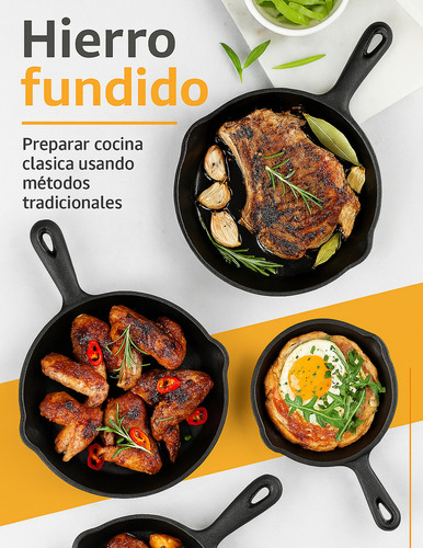 Sartenes De Hierro Fundido Juego De Sartenes 3 Piezas Wakeshome