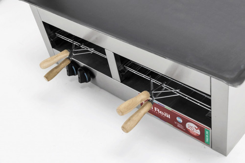 Carlitero Doble Sol Real Carlitera Plancha Acero Tostado 038 Color Plateado
