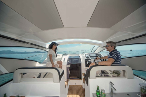 Imagem 25 de 25 de Lancha Fibra Fort - Linha Yachts Focker -f420 Gran Coupé