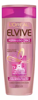 Shampoo Alisado Kera Liso 230 Elvive L'Oréal 200ml