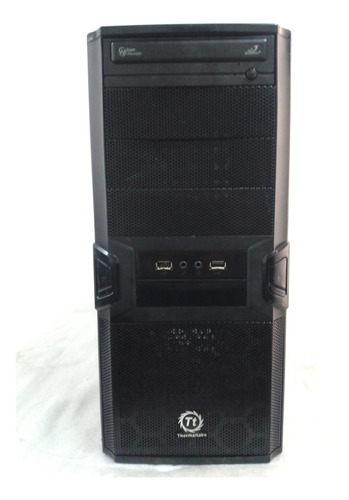 Case Atx Mid-tower Con Fuente 450w Real Negro  Thermaltake