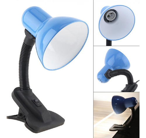 Lampara Flexible Con Gancho De Escritorio Dormitorio Oficina