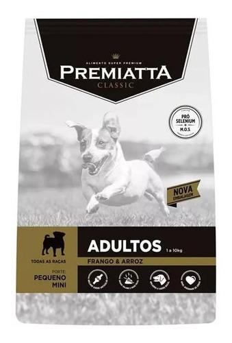 Ração Premiatta Classic Mini Bits Cães Raças Peq (7,5 Kg