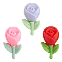 Comprar Aplique De Resina Rosas Con Tallo X 10 Unis Deco Souvenirs