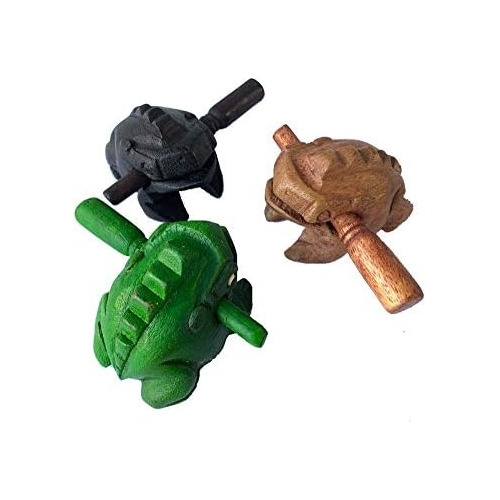 Instrumentos De Percusión Guiró, Juego De 3 Ranas De ...