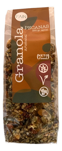 Granola Keto Crunch 250g Alulosa - Fain