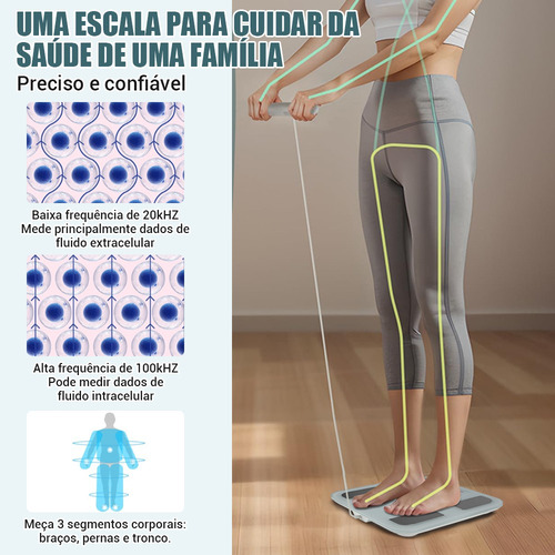 Balança Bioimpedância Digital Gordura-corporal Com Smart App