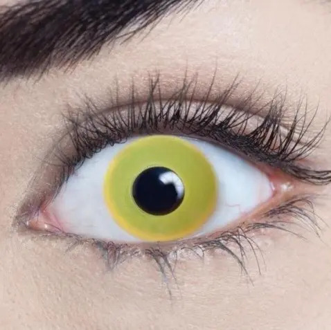 Lentes De Contacto Halloween Amarillos Fantasía | Cuotas sin interés