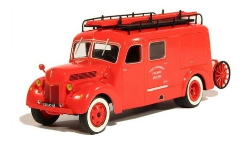 Carro Bombero Ford F 798 T Fourgon Pompier 1948 Escala 1/43 