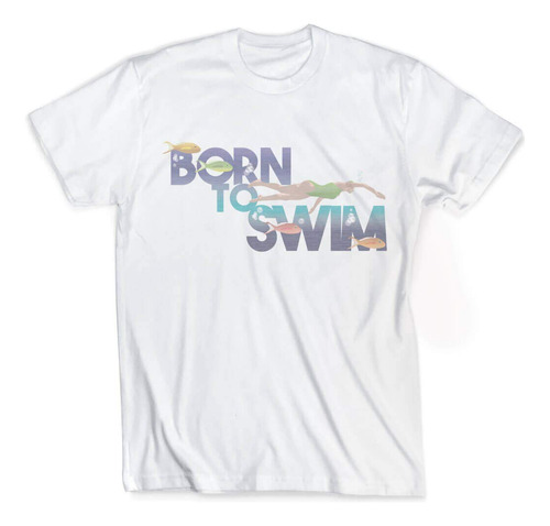 Chalktalksports To Swim Camiseta Natacion Vintage Desteñida