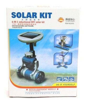 Imagen 1 de 5 de Robot Solar Inteligente 6 En 1 Diy Kit