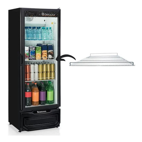 Imagem 3 de 4 de Grade Prateleira Refrigerador Gptu-40 Gelopar + Suportes.