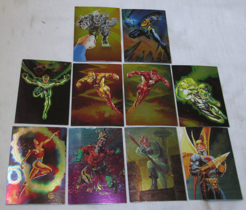 Lote De 10 Pepsi Cards Metalicas. Batman, Superman, Flash