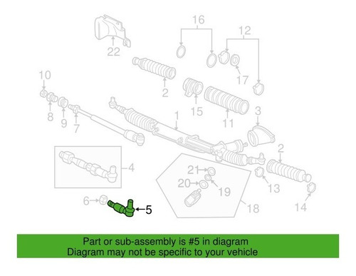 Terminal Direccion Audi A4 2.0 Tfsi 2004 A 2008@