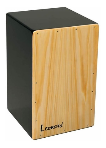 Cajon Flamenco Leonard Con Cuerdas Tapa Laminada Cuerpo Mdf