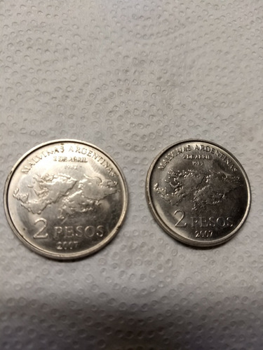 Dos Monedas De Dos Pesos, Conmemoración Malvinas