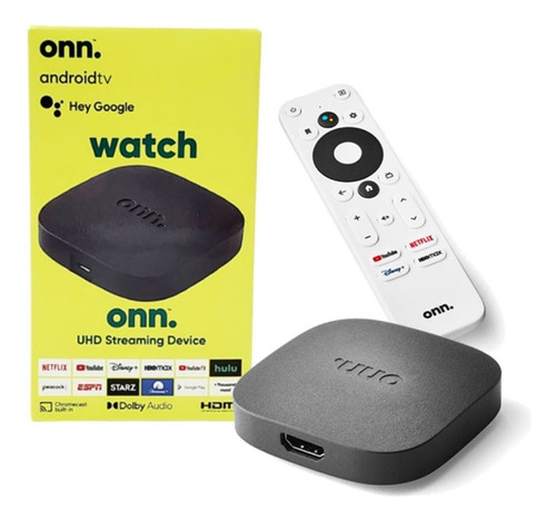 Tv Box Onn Google Tv 4k Streaming Box Control