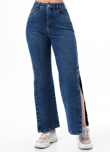 Pantalon Denim Stretch Goccos Ivane Total Stone H.b.