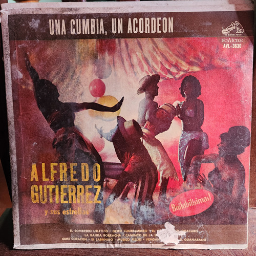 Vinilo Alfredo Gutierrez Una Cumbia Un Acordeon C5