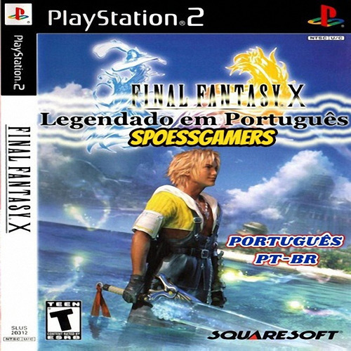 Final Fantasy X Internacional Ps2 Pt Br Patch Mercado Livre