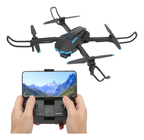 Dron Rc Quadcopter X6 Dual Cámara Hd 4k Óptica
