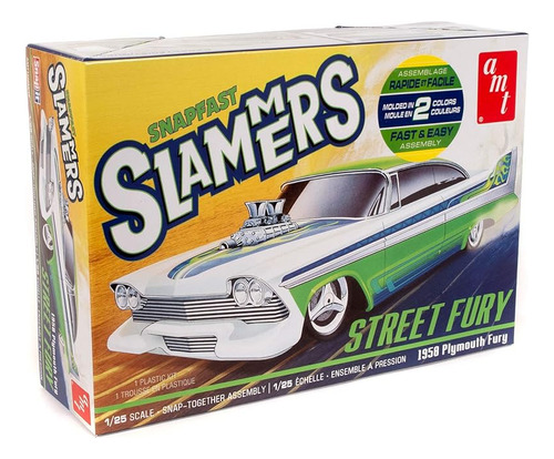 Street 1958 Plymouth Slammers Kit Modelo Escala 25