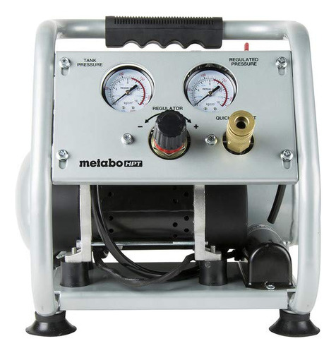 Metabo Hpt Compresor De Aire Silencioso | 125 Psi | 1 Galn |