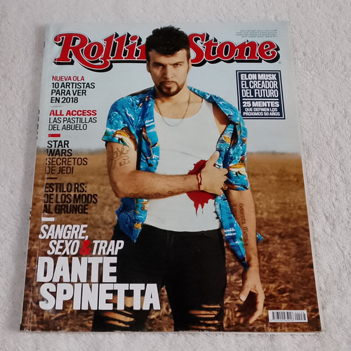 Revista Rolling Stone N°238 - Dante Spinetta (2018)