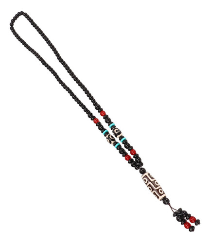 Pulsera Tibetana Dzi Eyes Beads Collar Good Fortune