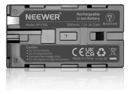Neewer Batería Recargable Iones De Litio De 7,2 V 2600 Mah
