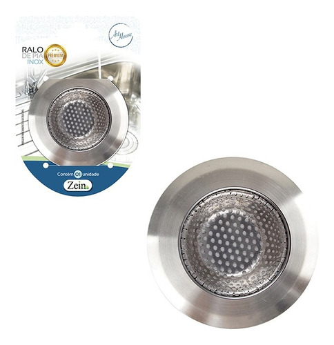 Ralo Ralinho De Pia Inox Cestinha De Lixo Cozinha 9cm Full