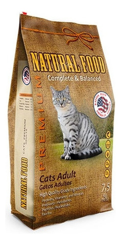 Alimento Premium Natural Food 7.5 Kg Gato Adulto