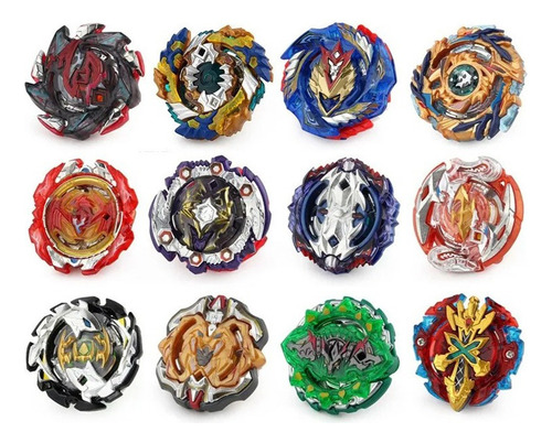 Za Set 17 Beyblade Burst Gt Con Funda Y Lanzador De Cuerdas