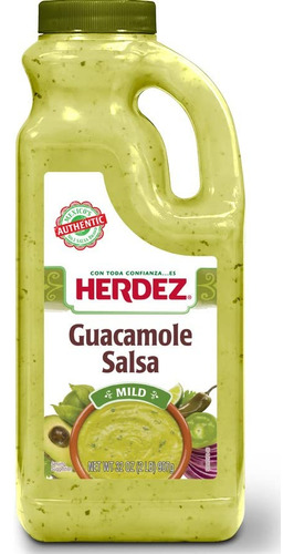 Herdez Jarra De Salsa De Guacamole Suave, 32 Onzas (paquete