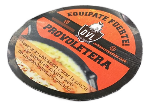Provoletera Grillada, Fundición - Mango De Madera - Dvl