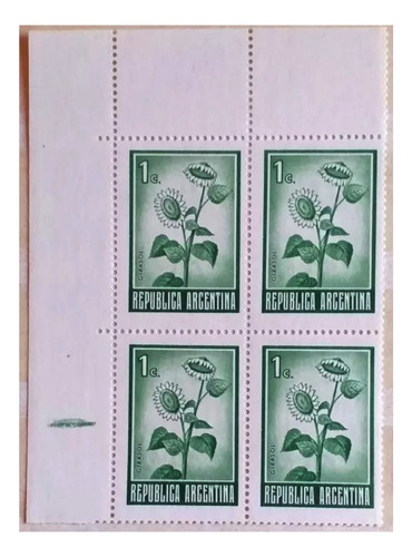 1970 Riquezas Nacionales. Girasol Gj 1521. Cuadro Mint