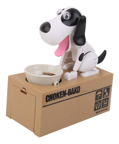 Perro Comer Dinero Ahorrar Dinero Caja Hucha