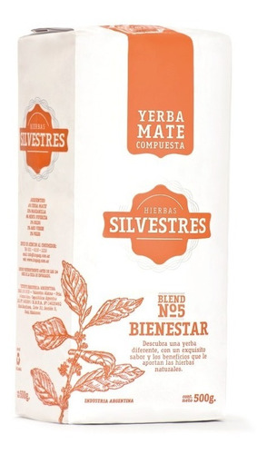 Imagen 5 de 8 de Yerba Mate Hierbas Silvestres Compuesta - Mix X 10 Un.