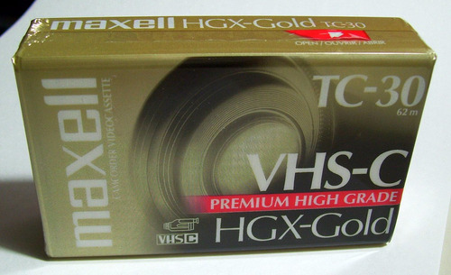 Cassette De Video Vhs-c Nuevo