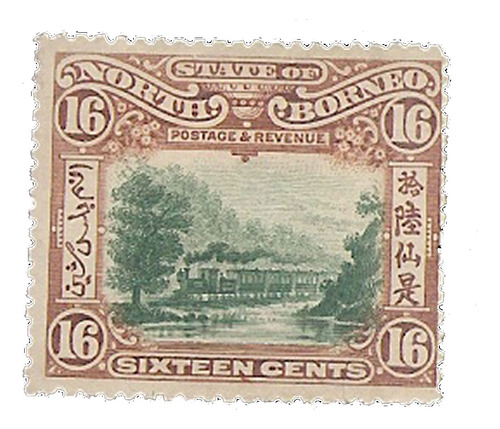 Borneo Del Norte Compañía Británica Año 1901 Colección Privada