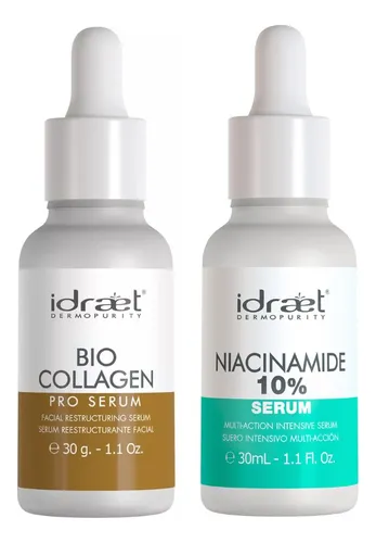 comprar Idraet Serum Facial Niacinamida 10% + Bio Colageno 30ml